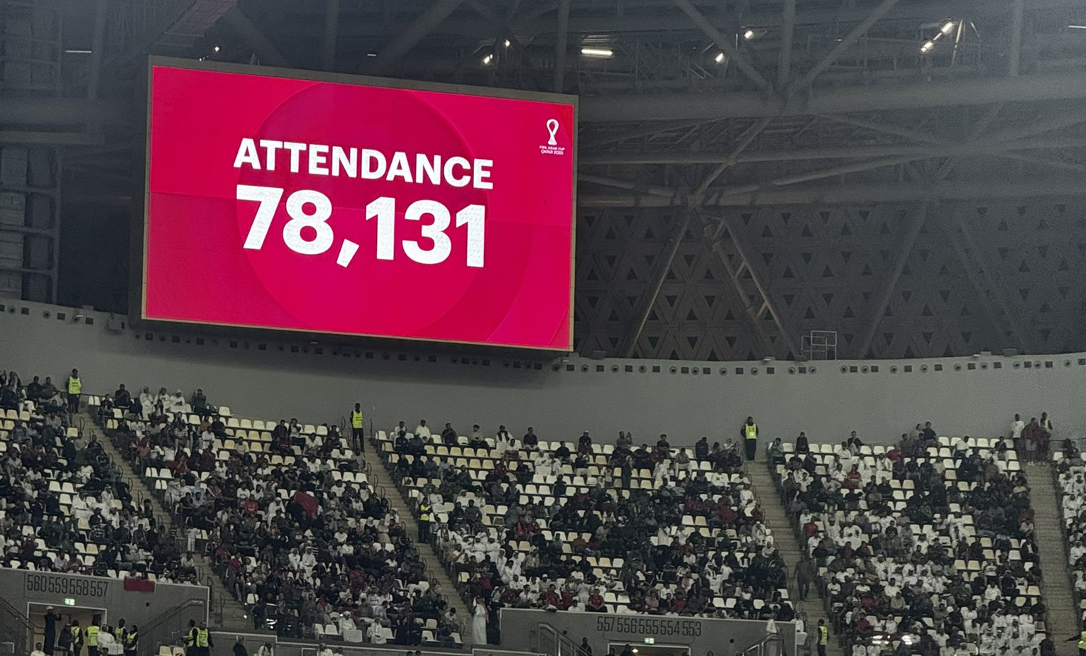 حضور جماهيري قياسي في مباراة المغرب والسعودية 2